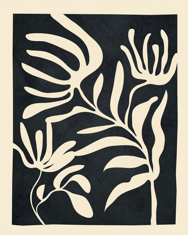Bold Floral Silhouette No1