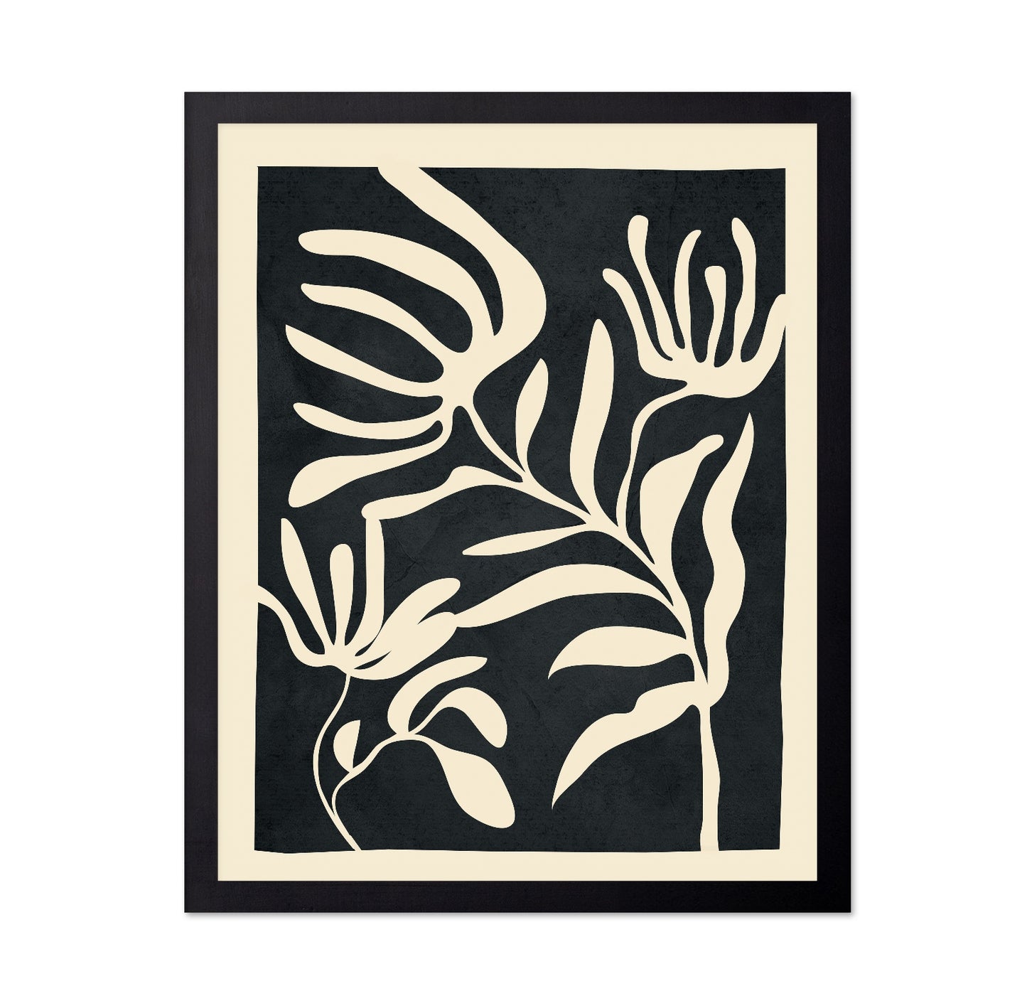 Bold Floral Silhouette No1