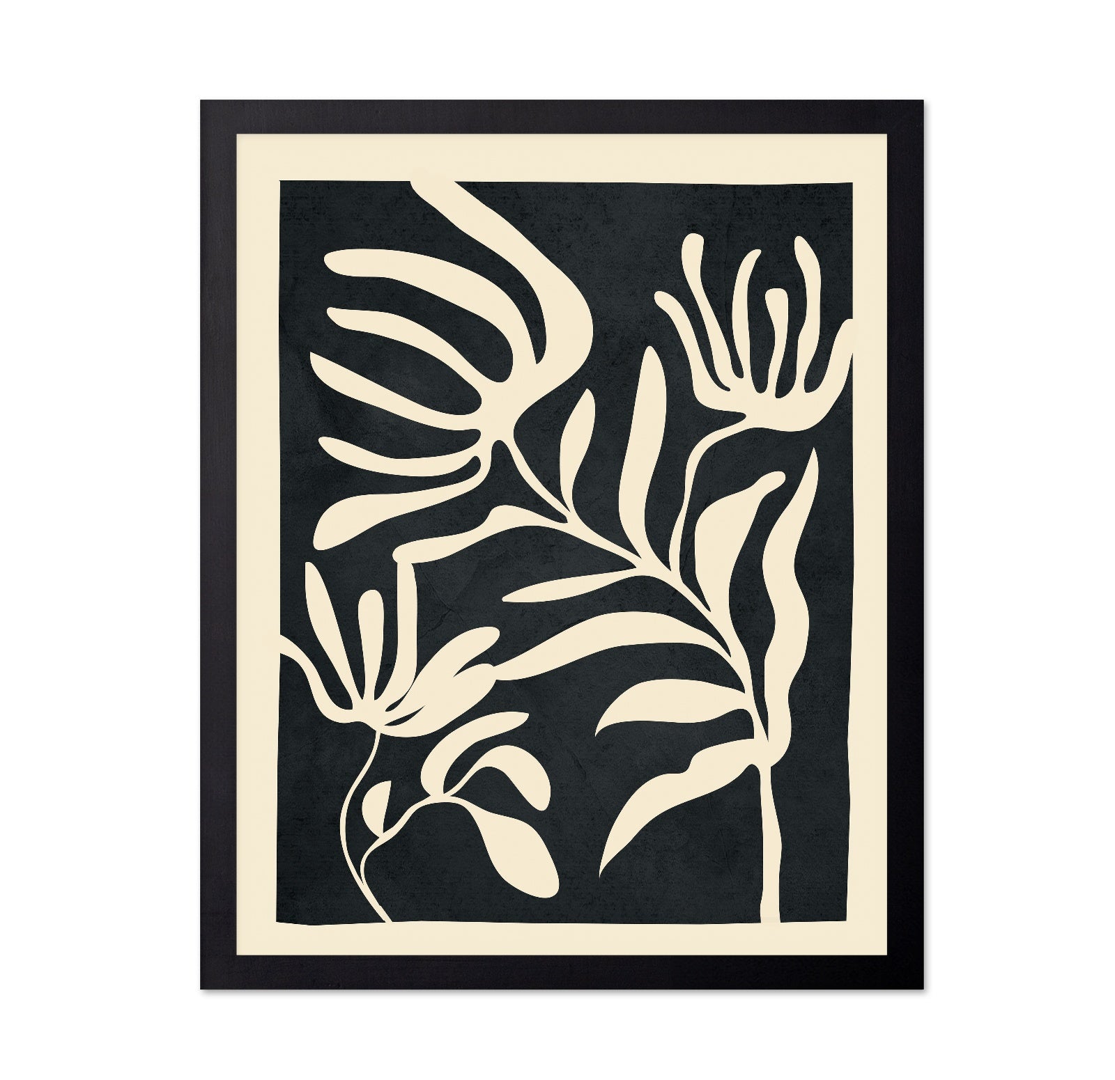 Bold Floral Silhouette No1