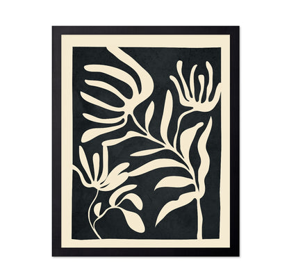 Bold Floral Silhouette No1