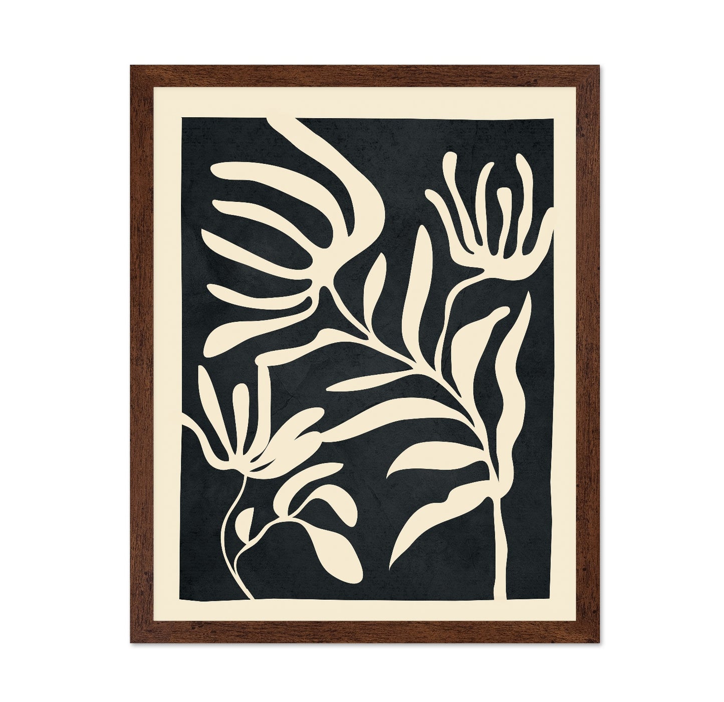 Bold Floral Silhouette No1