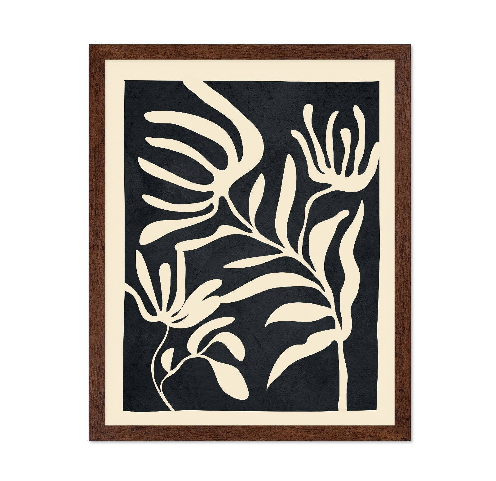 Bold Floral Silhouette No1