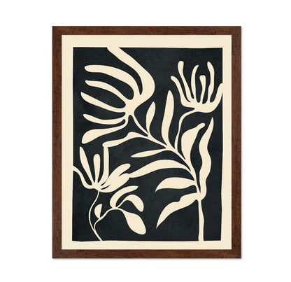 Bold Floral Silhouette No1