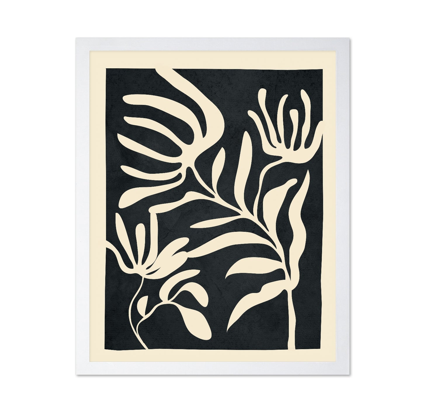 Bold Floral Silhouette No1
