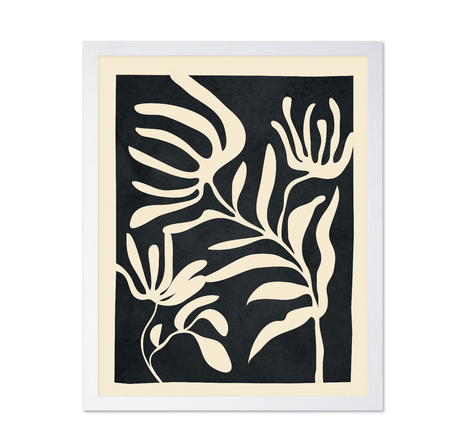 Bold Floral Silhouette No1