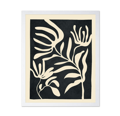 Bold Floral Silhouette No1