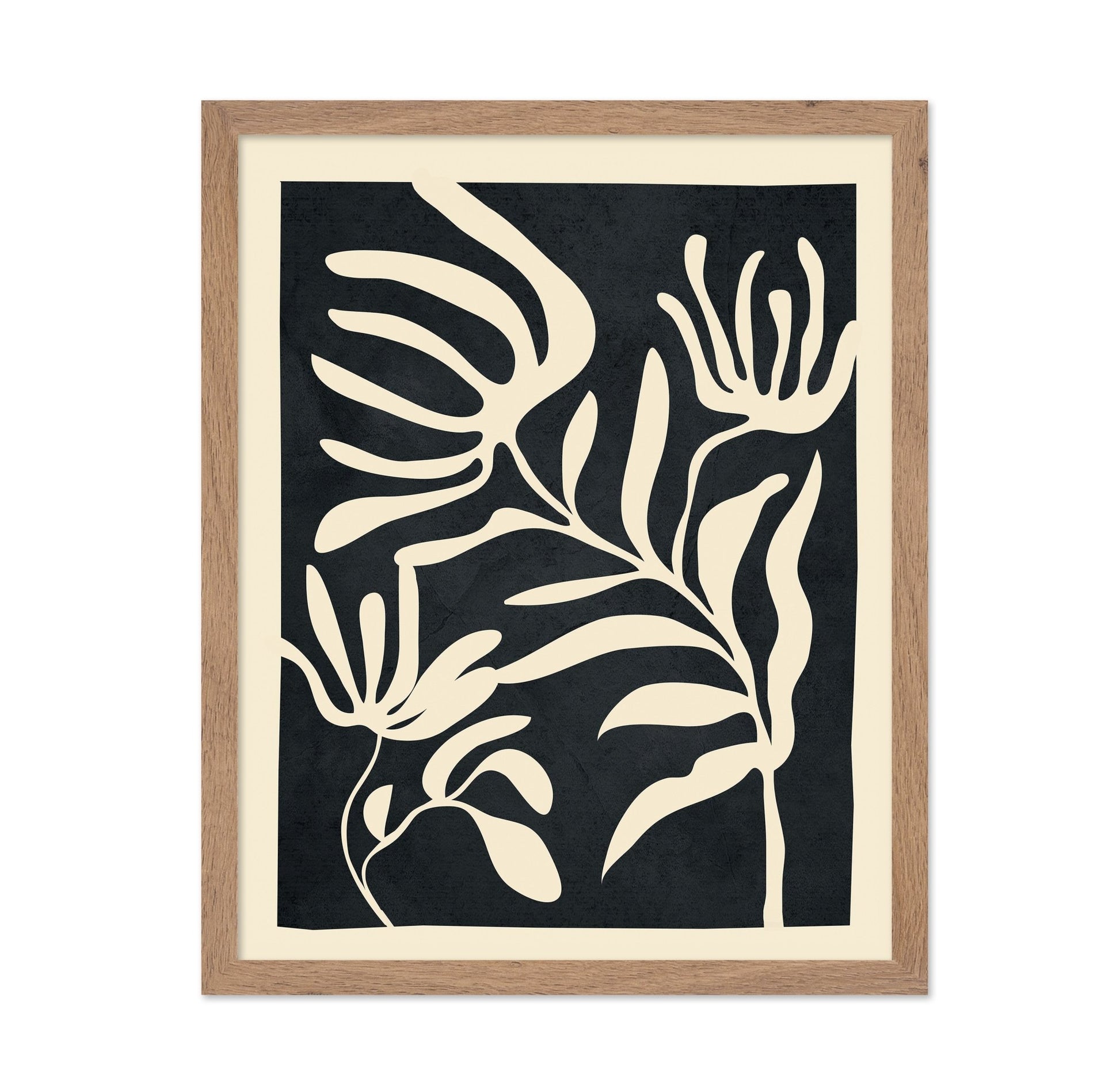 Bold Floral Silhouette No1