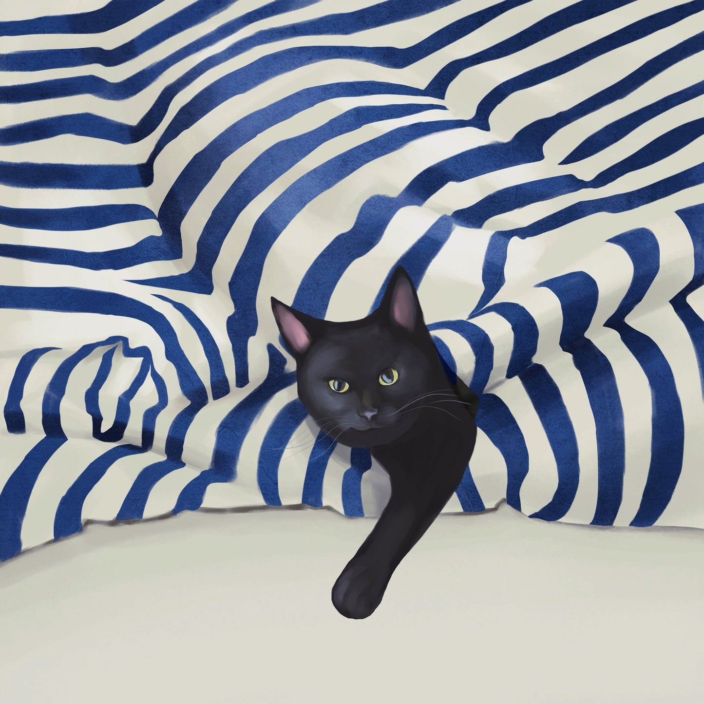 Black Cat Stripes