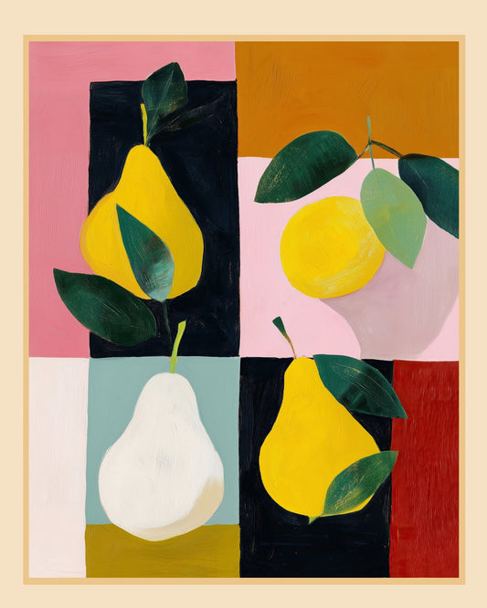 Color Block Pears