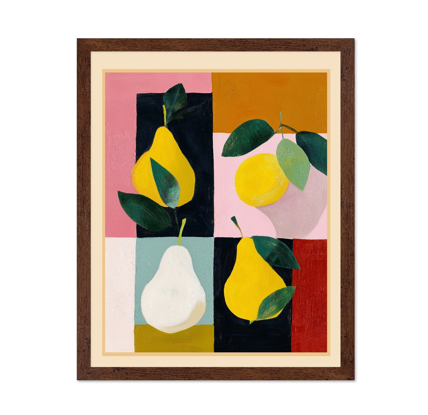 Color Block Pears
