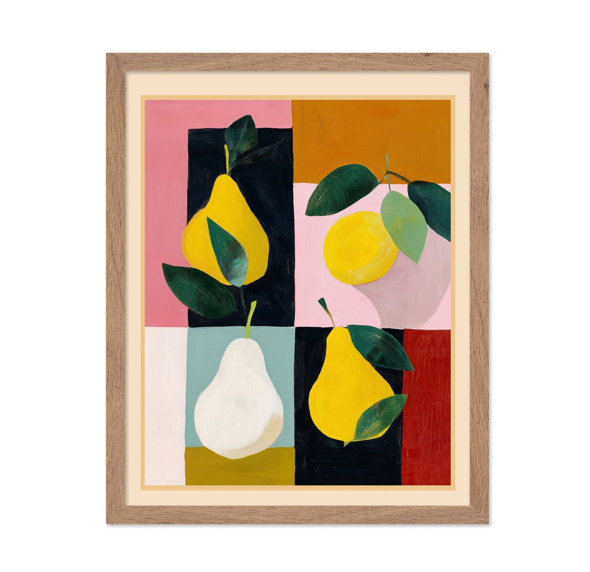 Color Block Pears