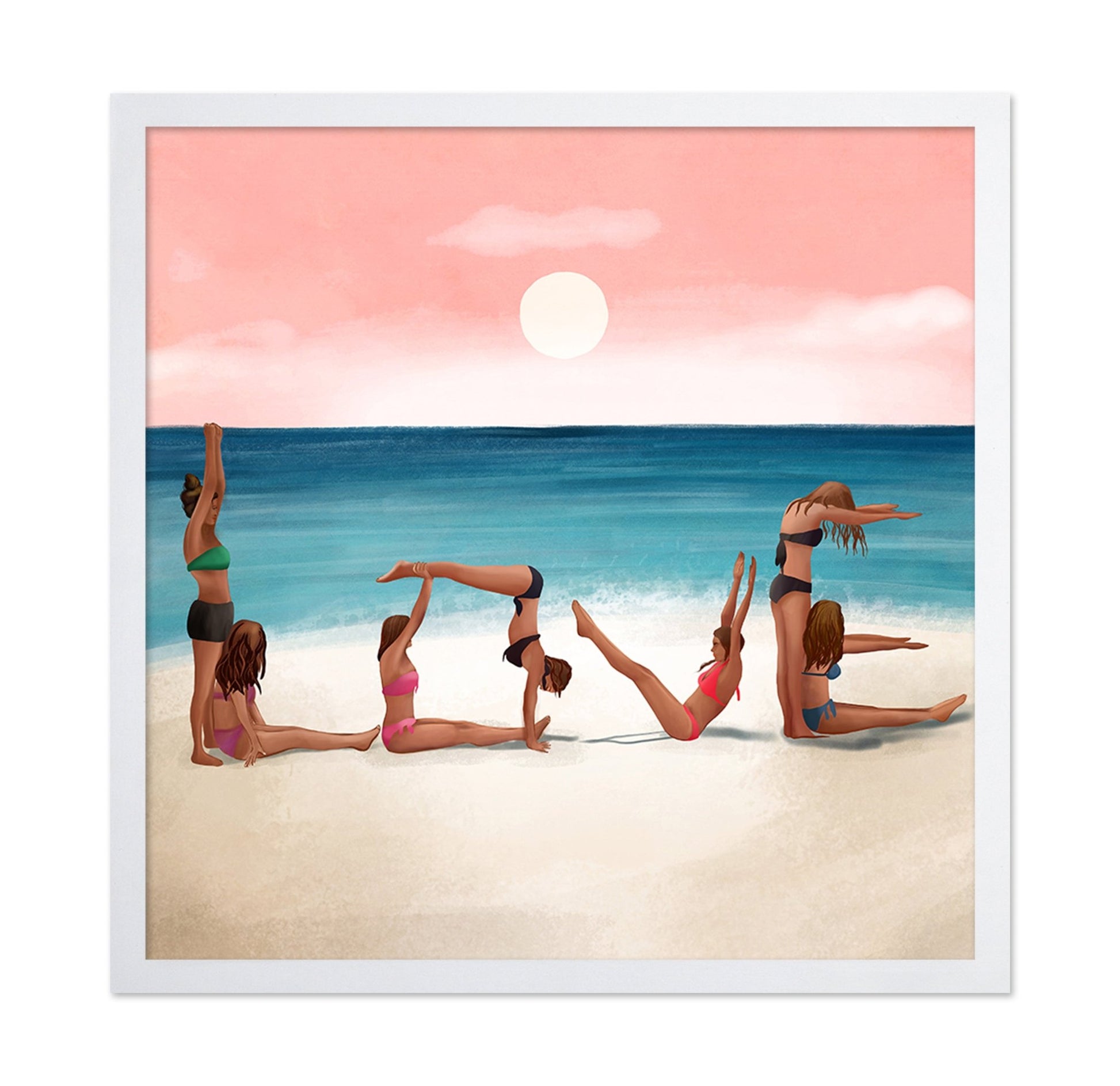 Beach Yoga Friends