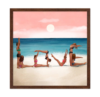 Beach Yoga Friends