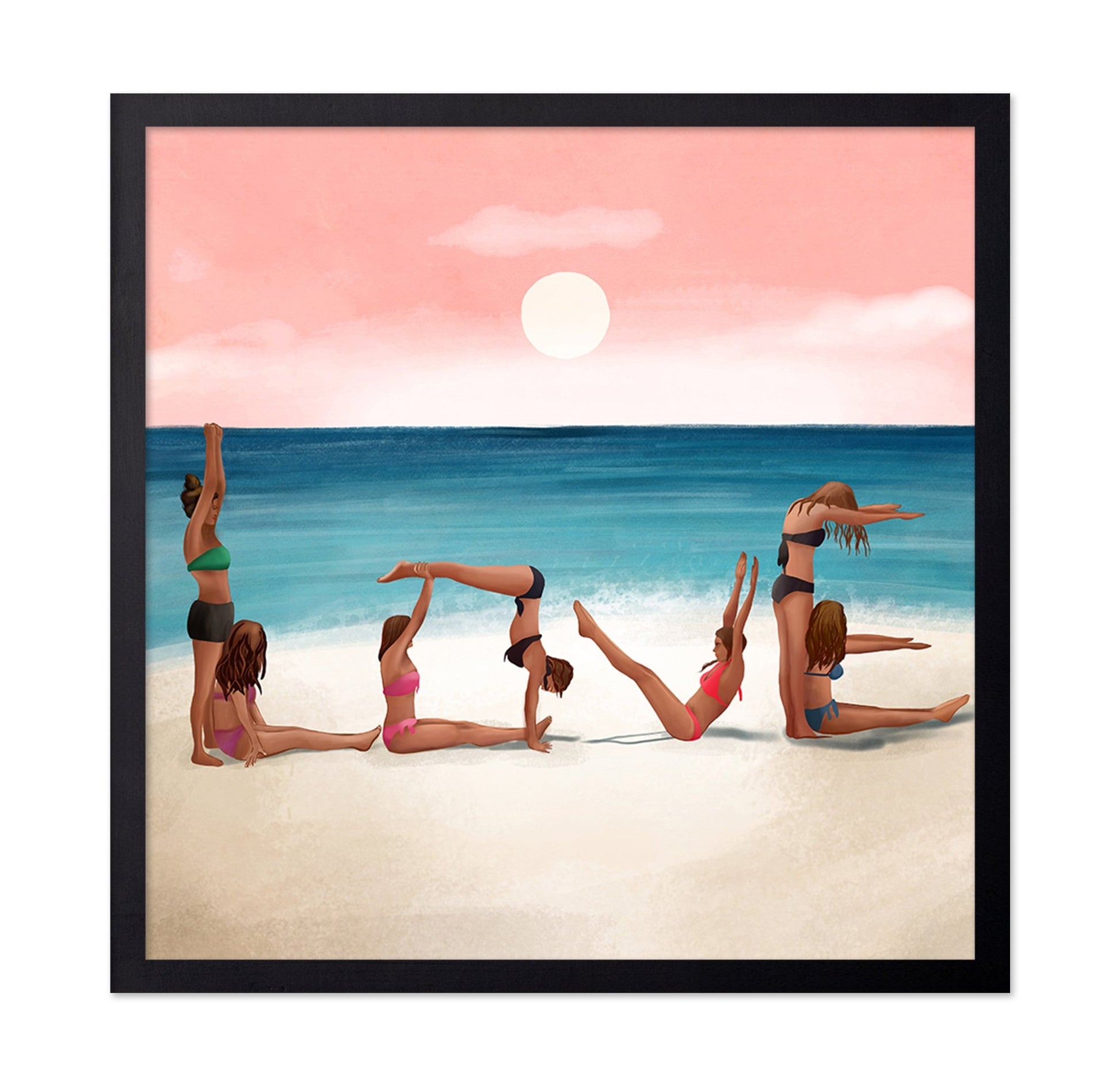 Beach Yoga Friends