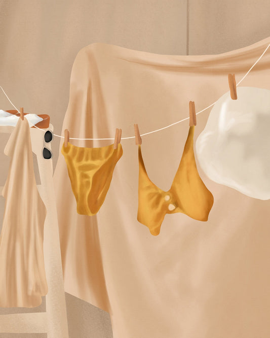 Sunlit Laundry Day