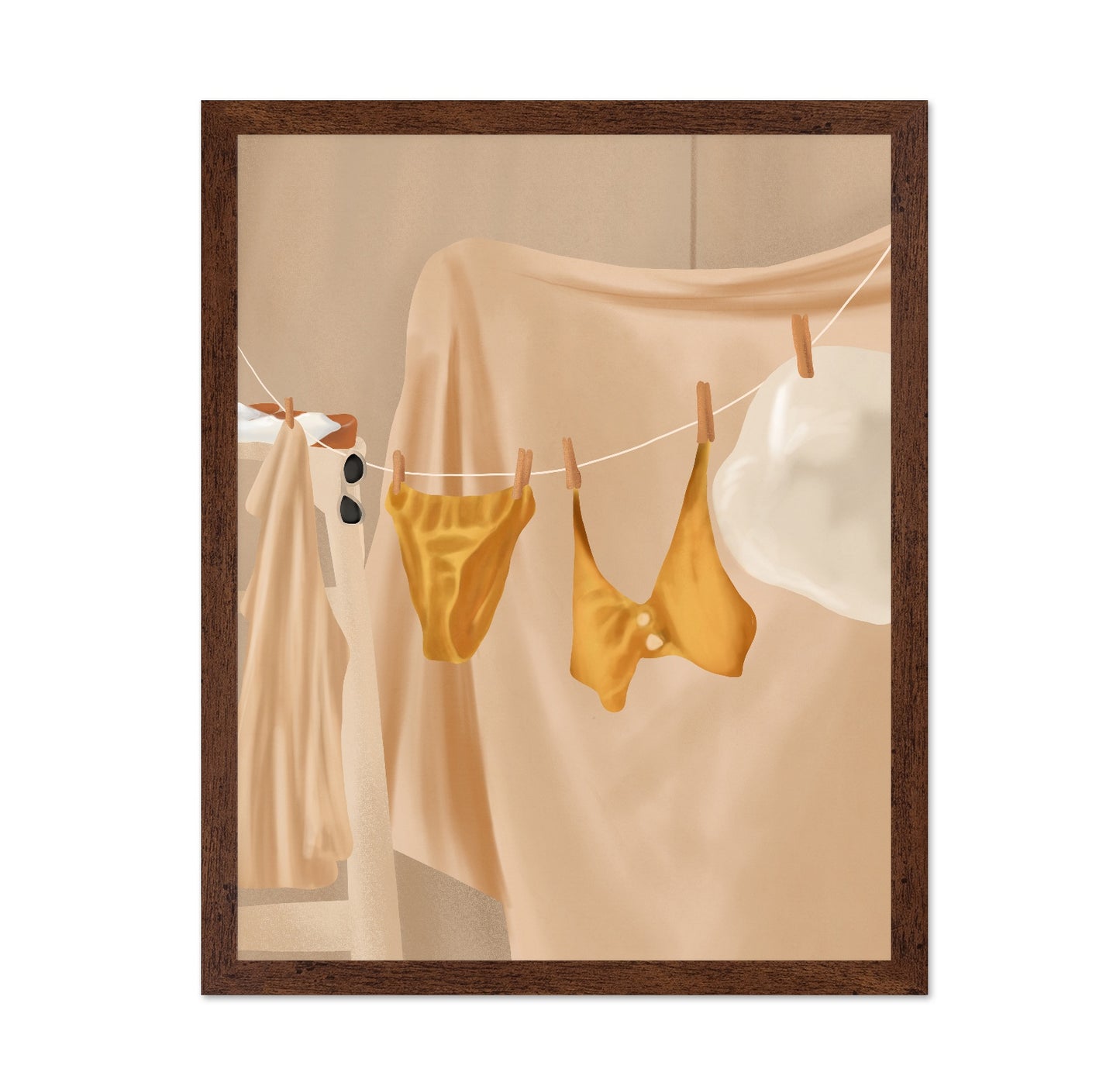 Sunlit Laundry Day