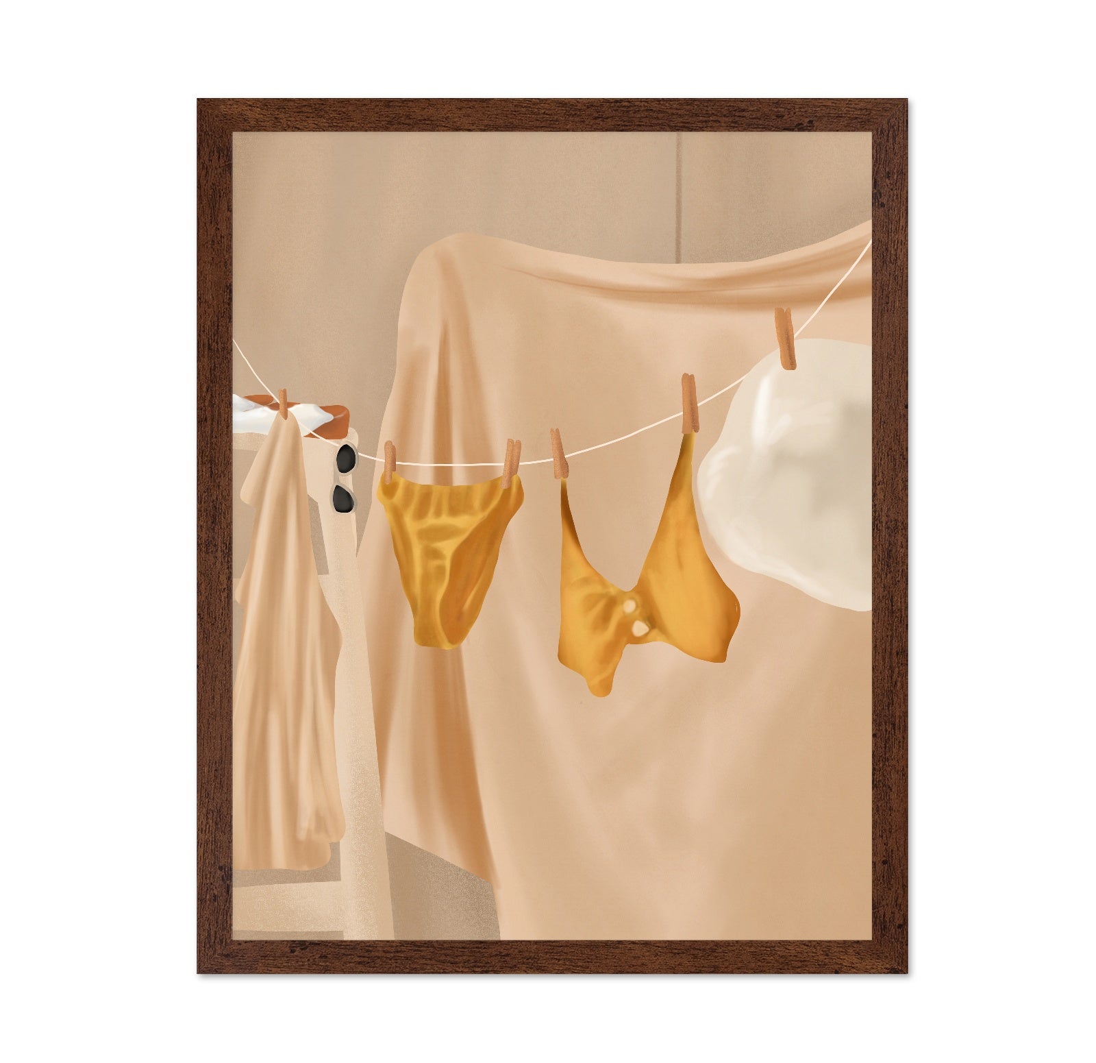 Sunlit Laundry Day