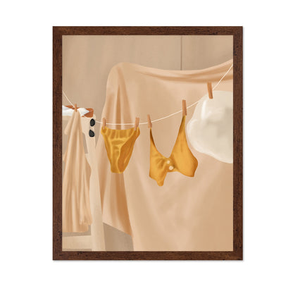 Sunlit Laundry Day