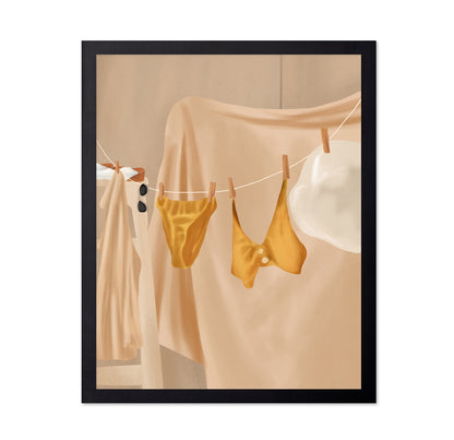 Sunlit Laundry Day