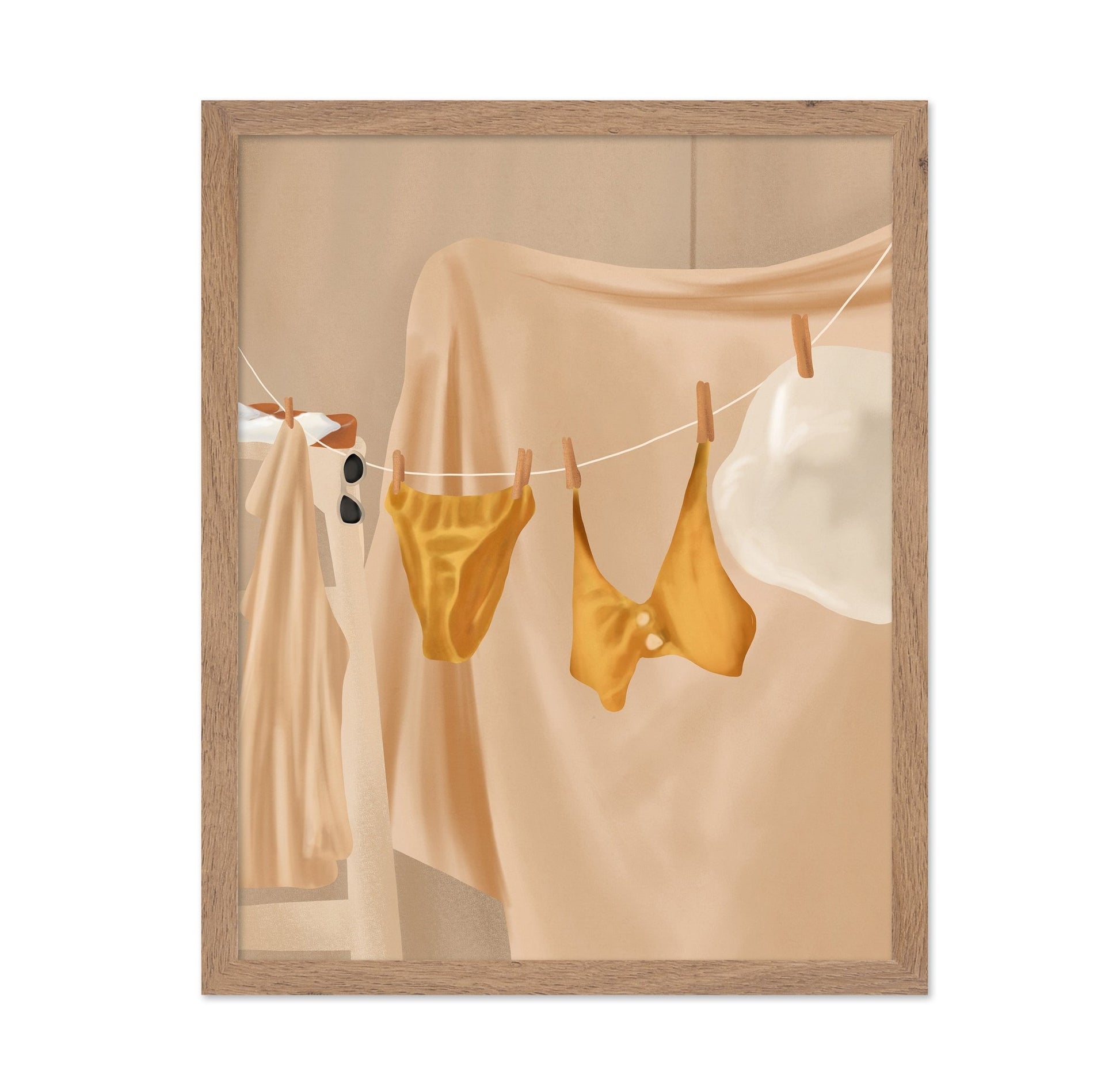Sunlit Laundry Day