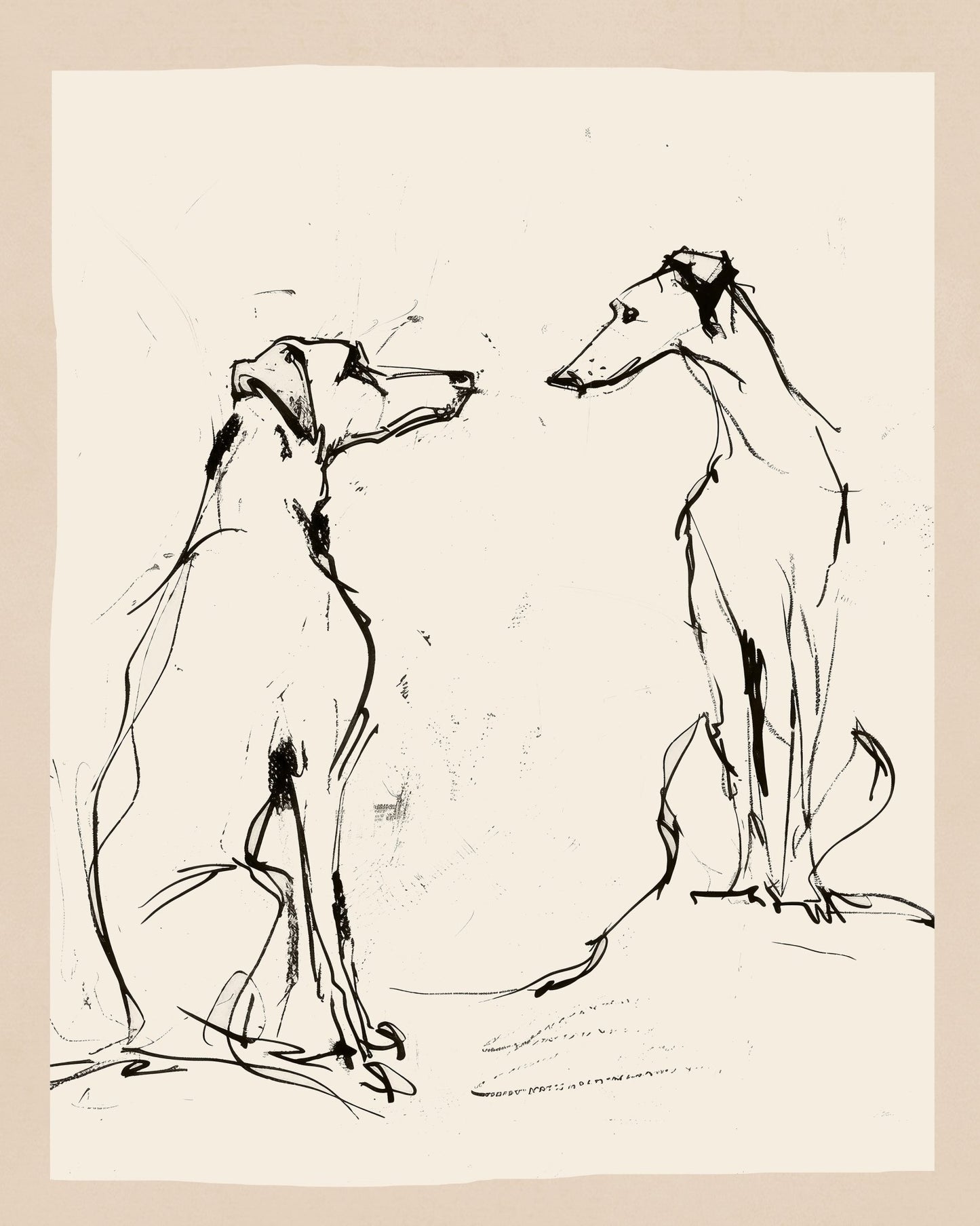 Minimal Dog Sketch