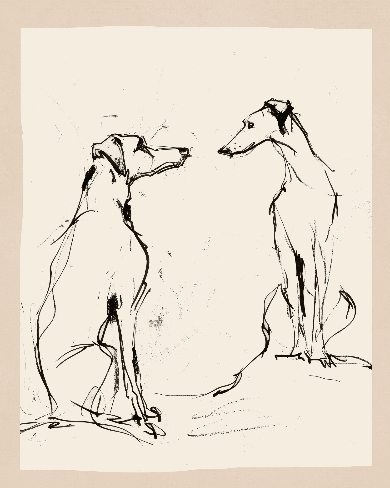 Minimal Dog Sketch