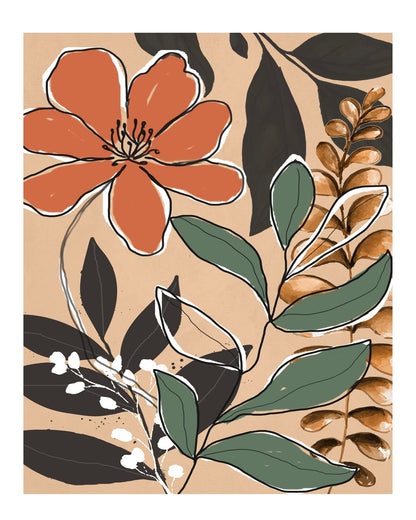 Autumn Botanical Bloom