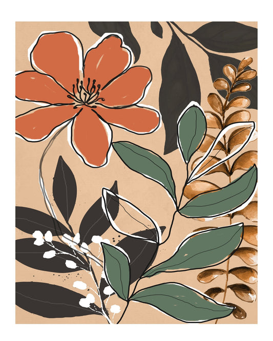 Autumn Botanical Bloom