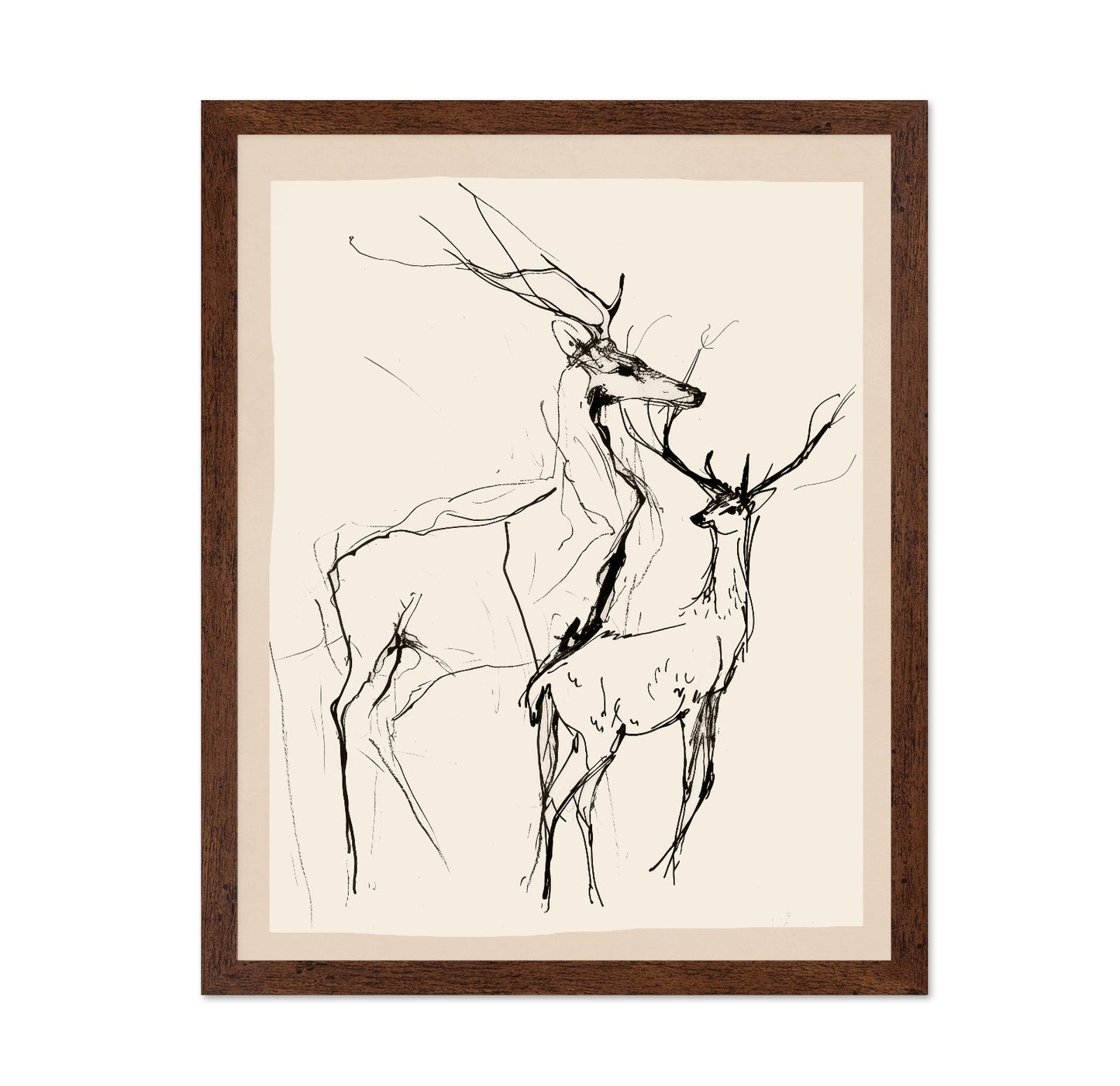 Minimal Deer Sketch