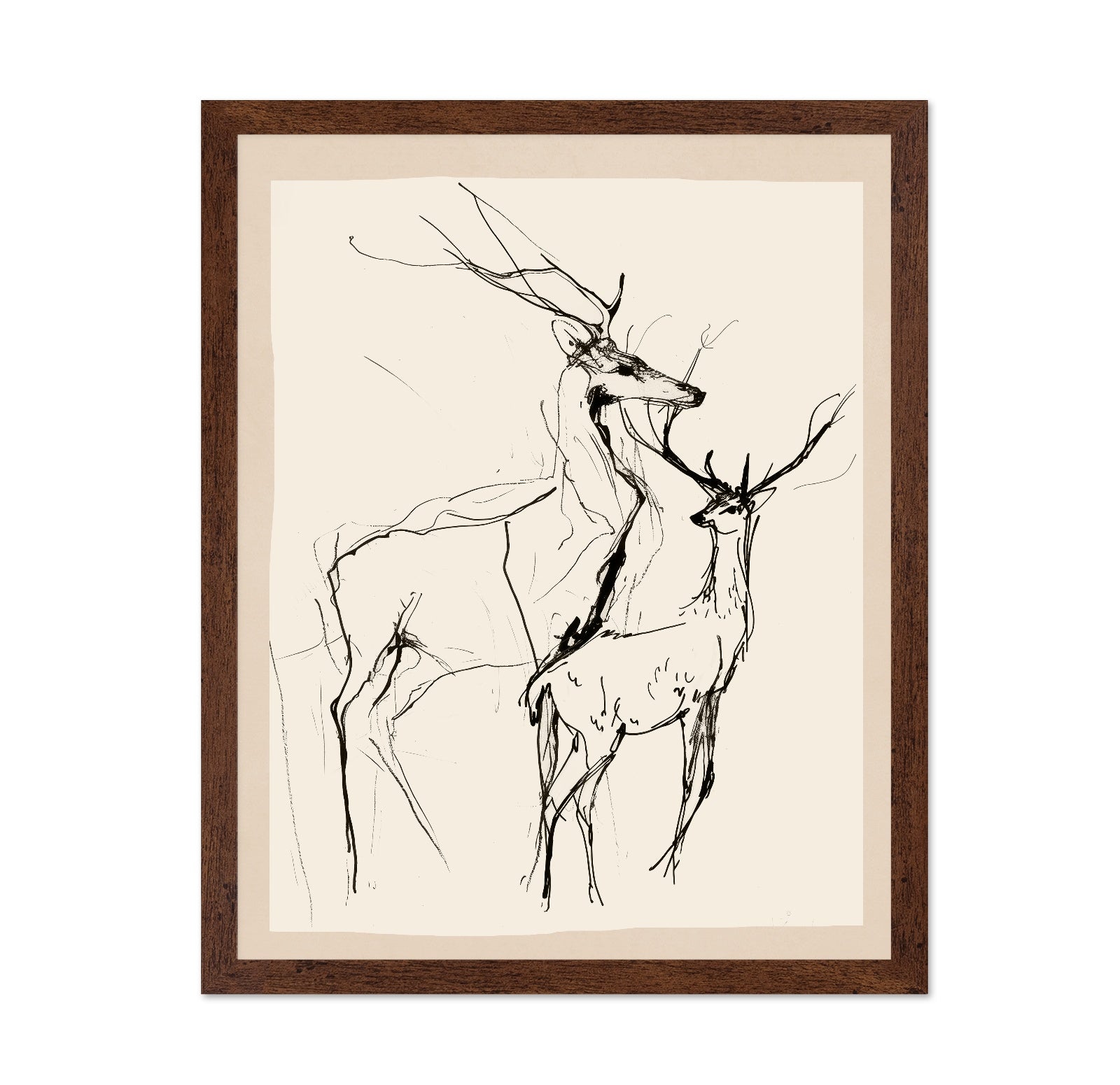 Minimal Deer Sketch