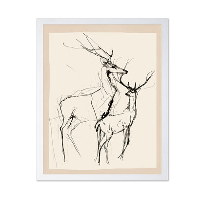 Minimal Deer Sketch