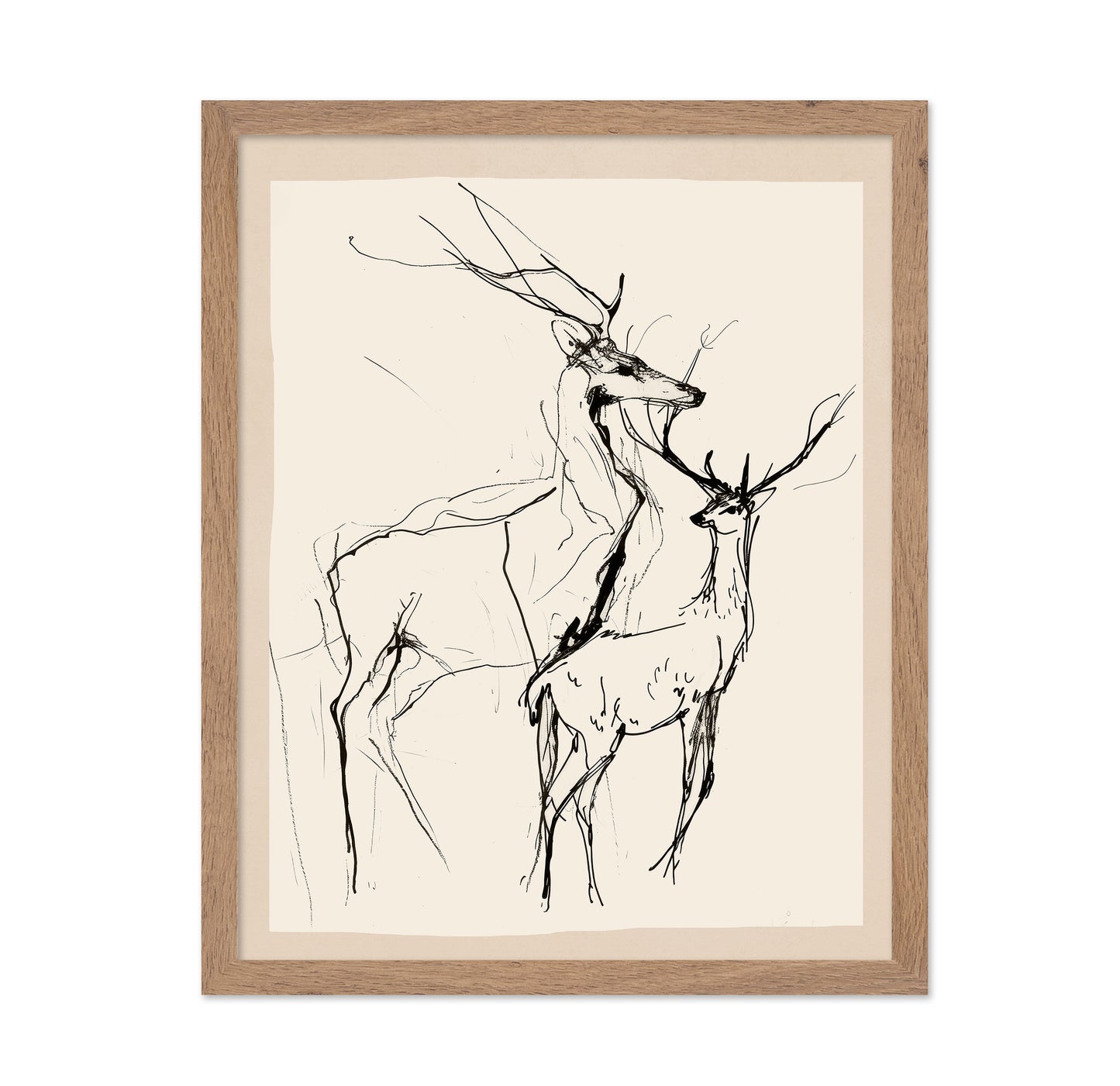 Minimal Deer Sketch