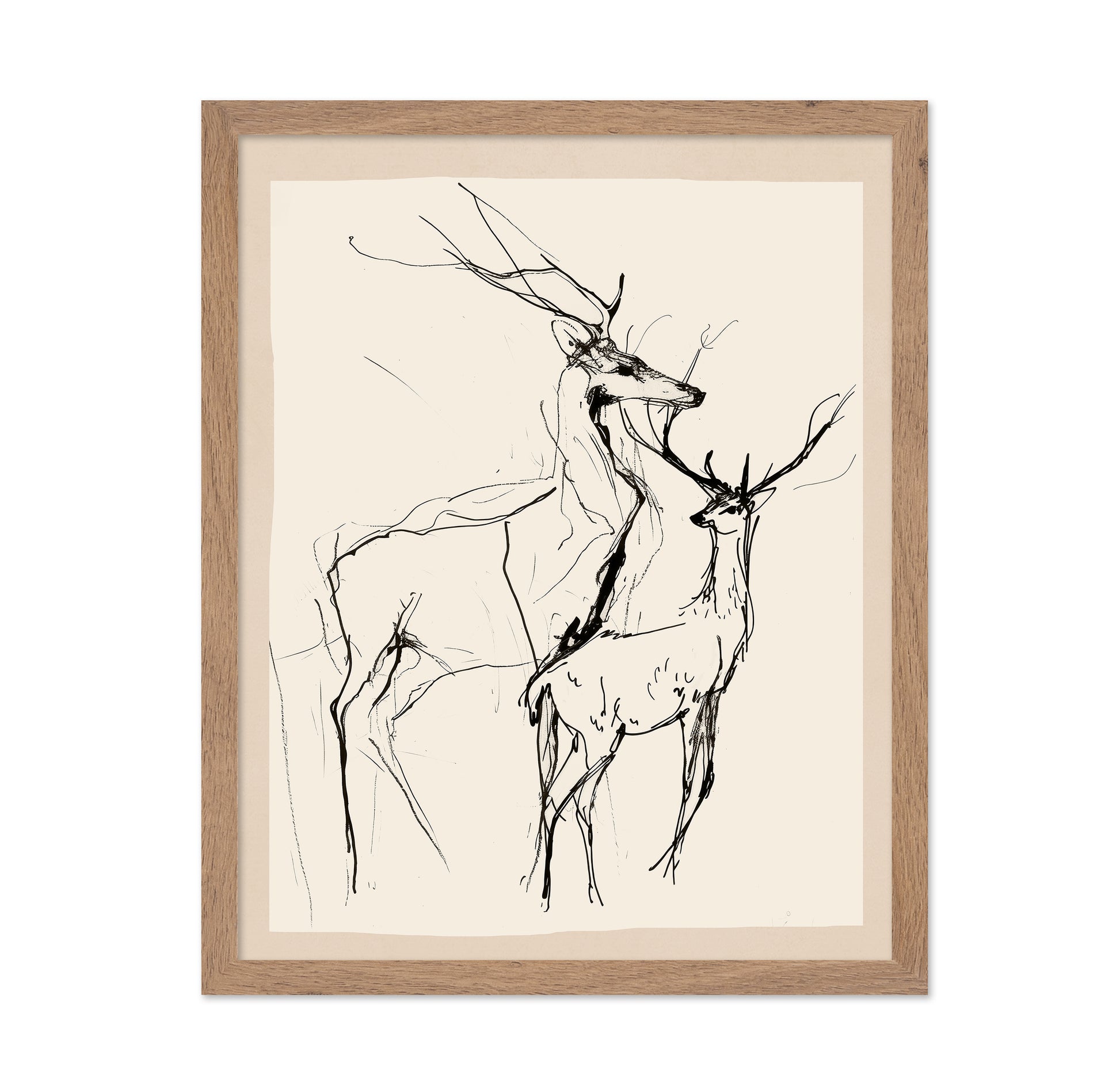 Minimal Deer Sketch