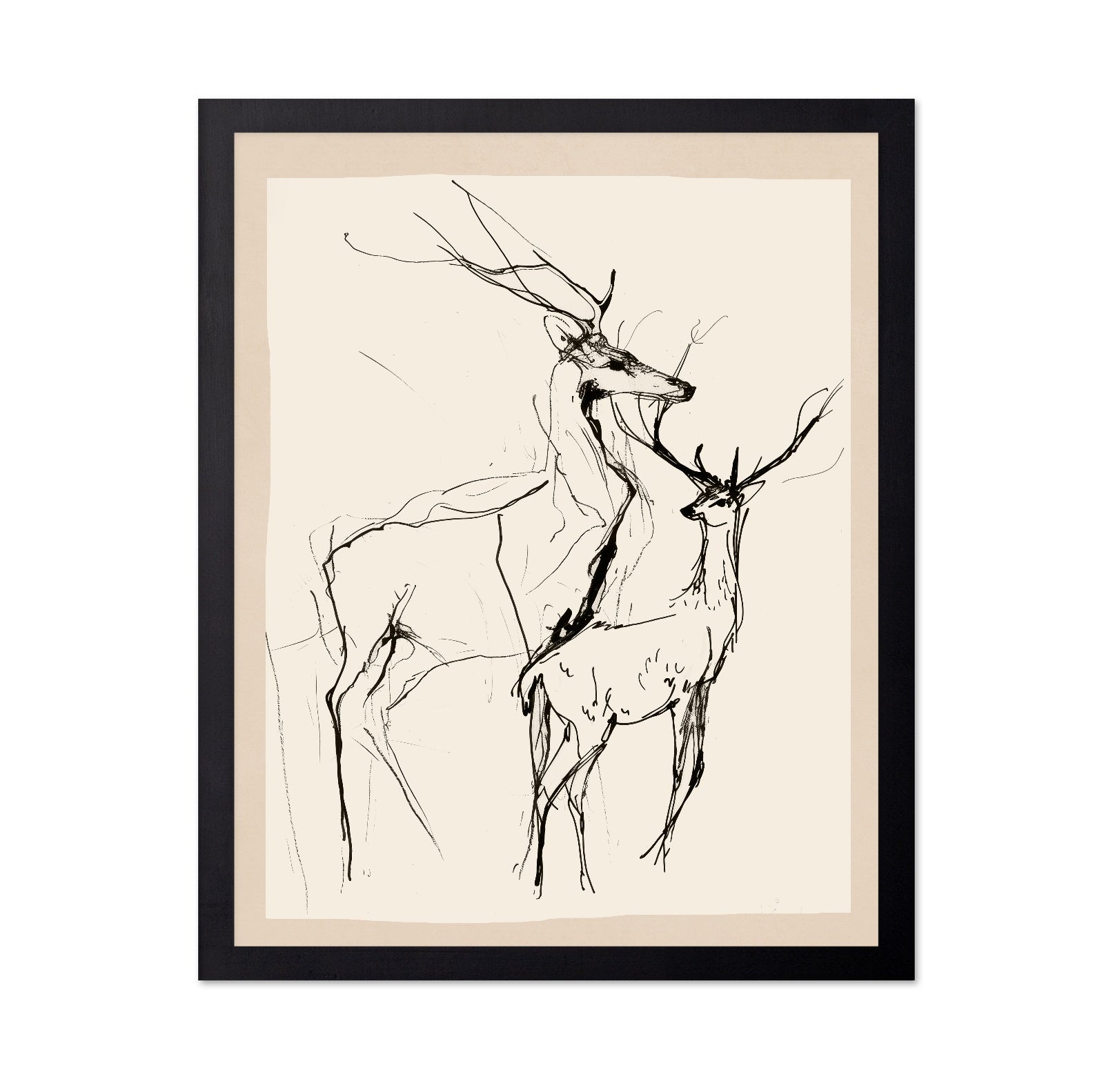 Minimal Deer Sketch
