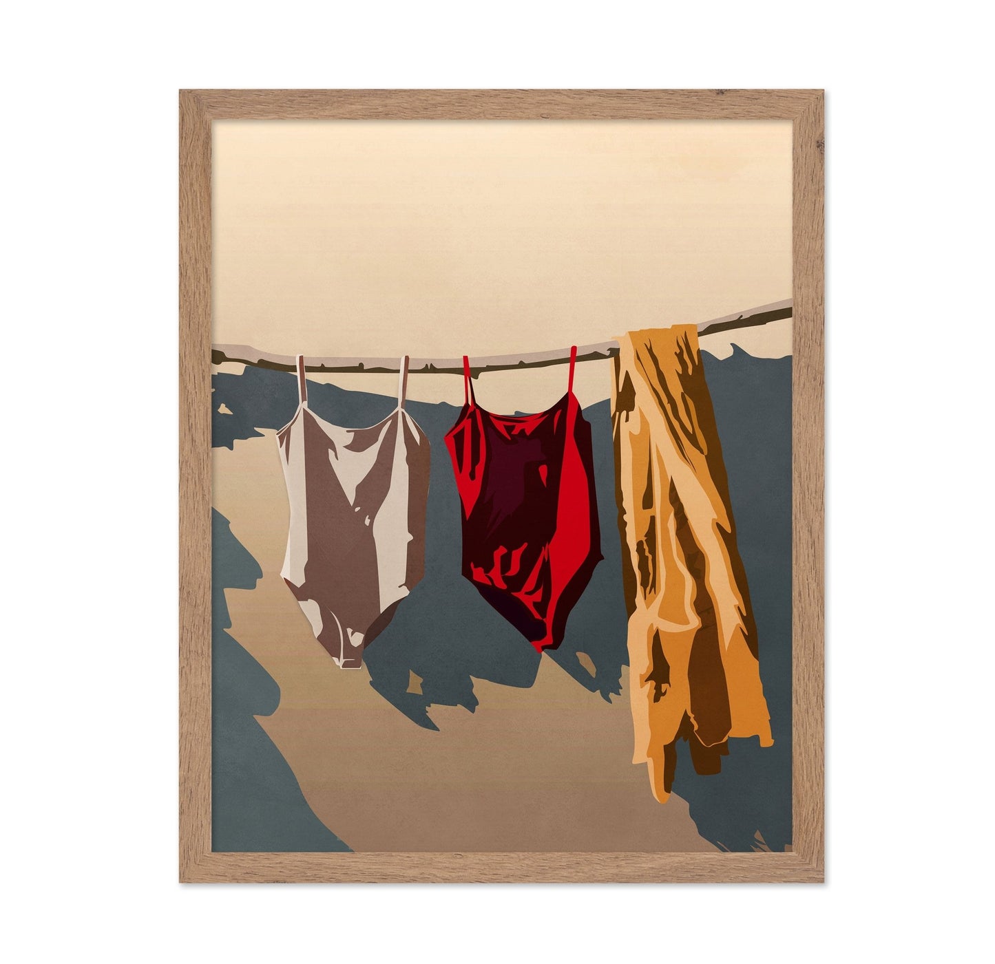 Sunlit Laundry Line
