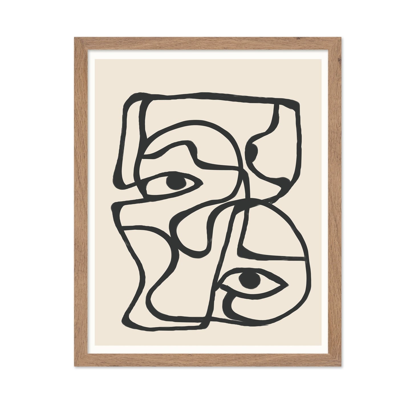 Abstract Face Lines No2