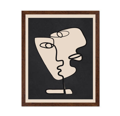 Abstract Face Line No1