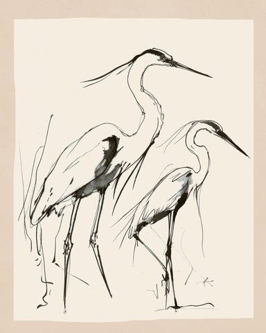 Graceful Heron Pair No2