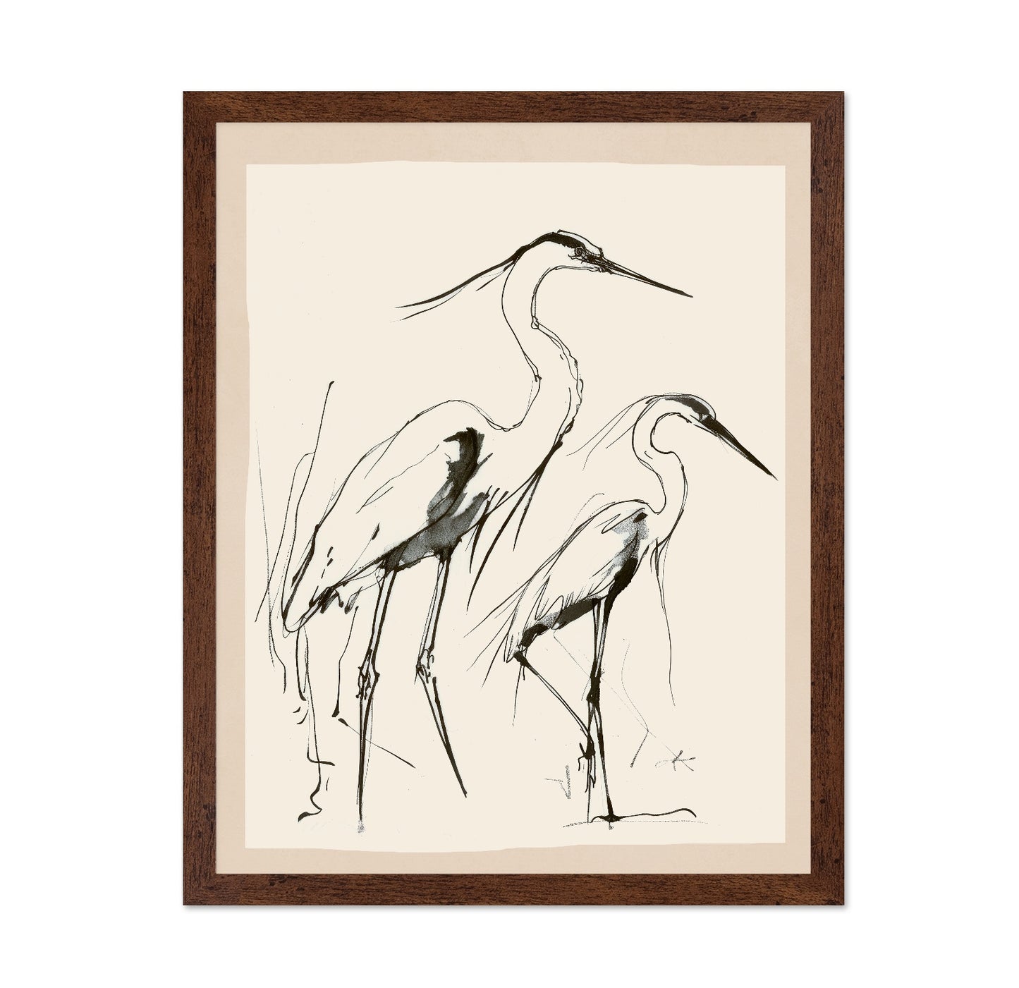 Graceful Heron Pair No2