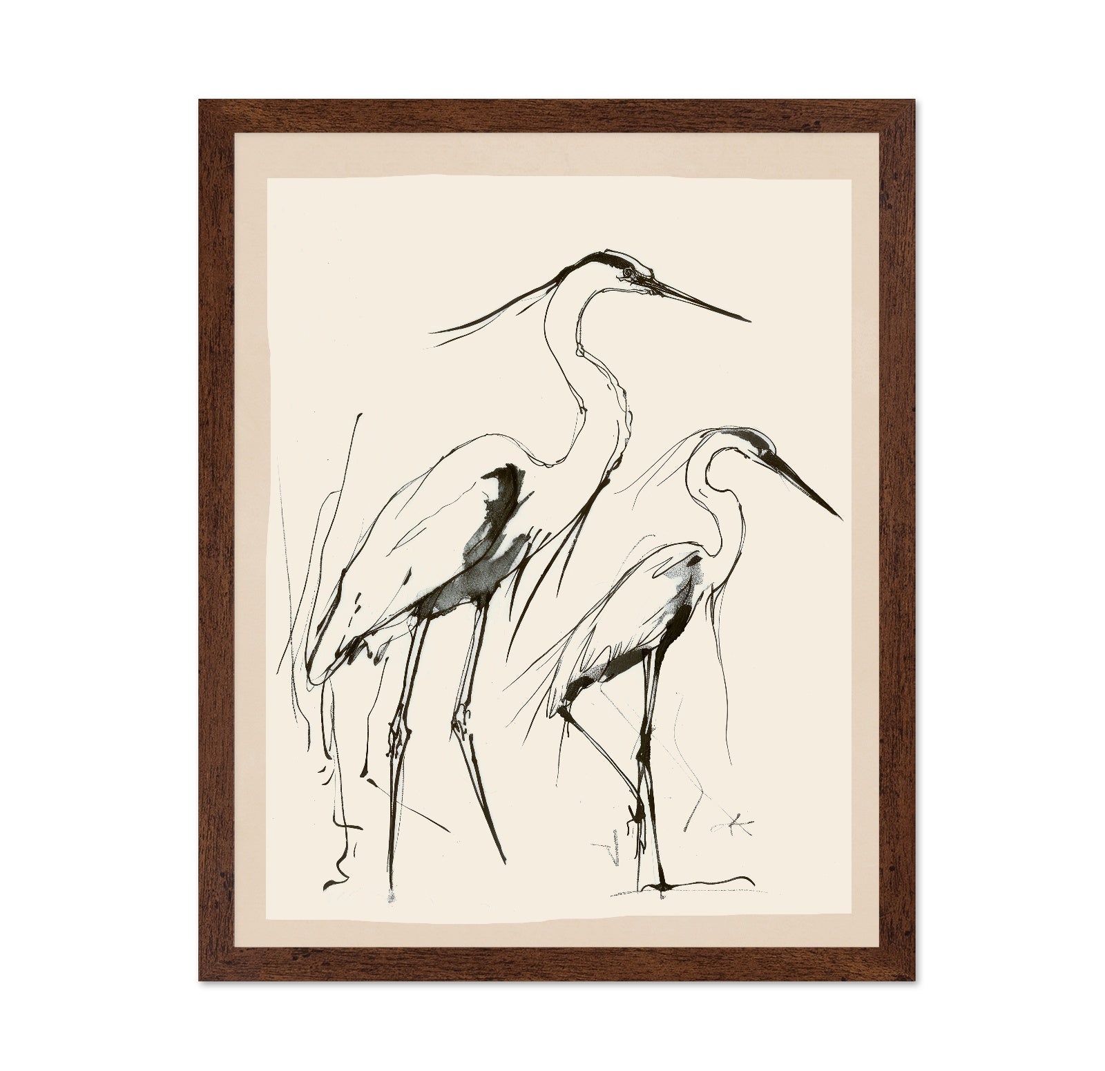 Graceful Heron Pair No2