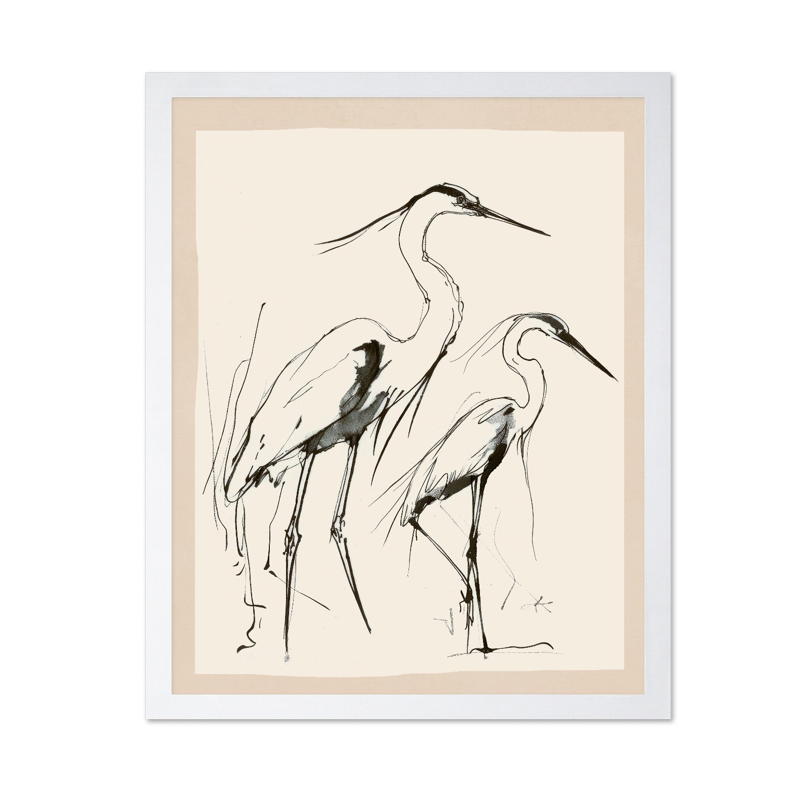 Graceful Heron Pair No2