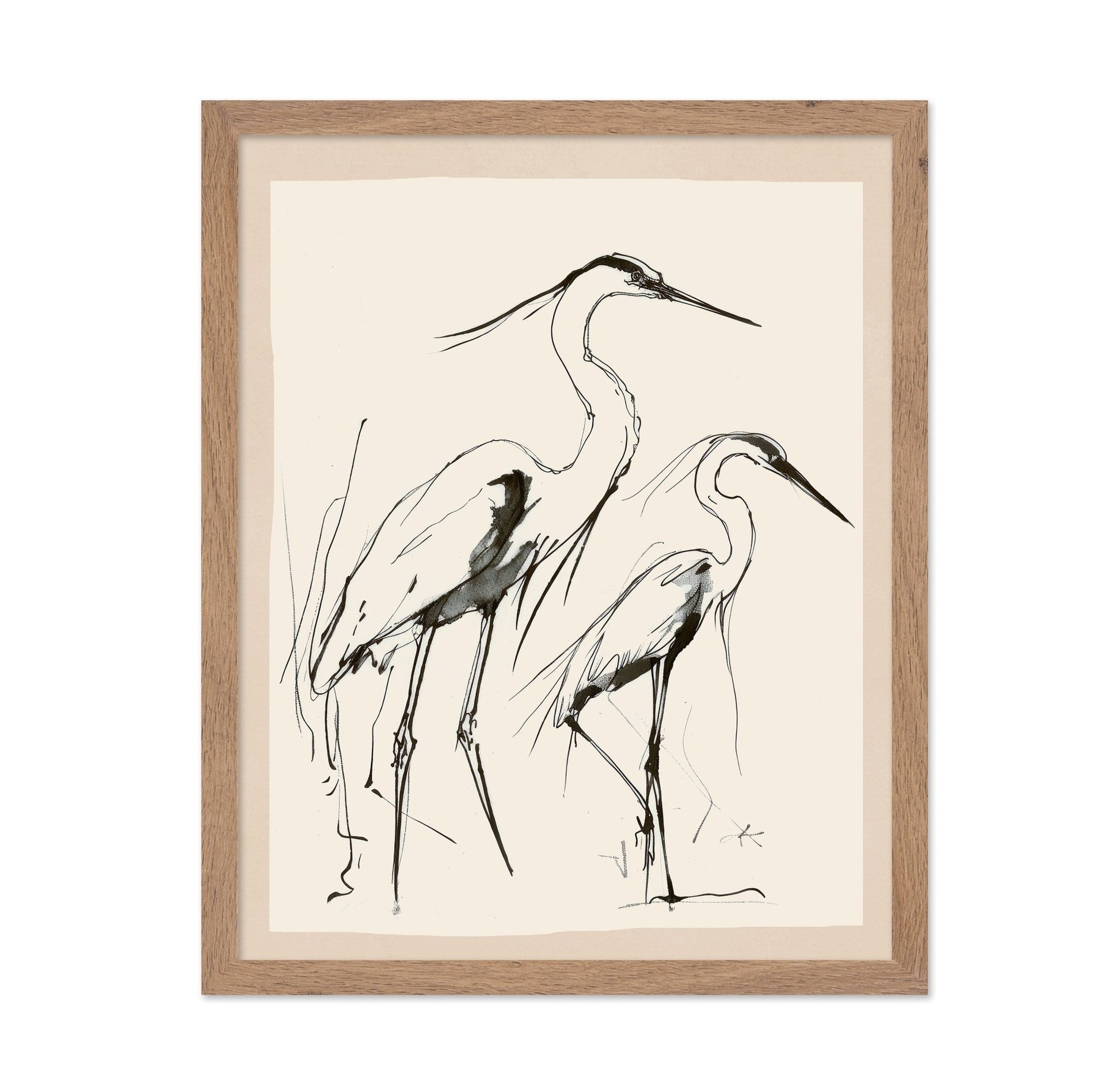 Graceful Heron Pair No2