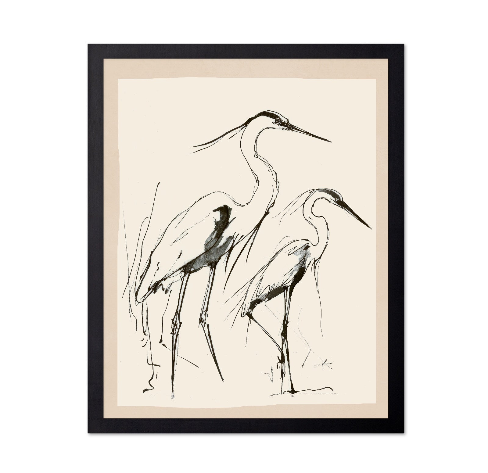 Graceful Heron Pair No2