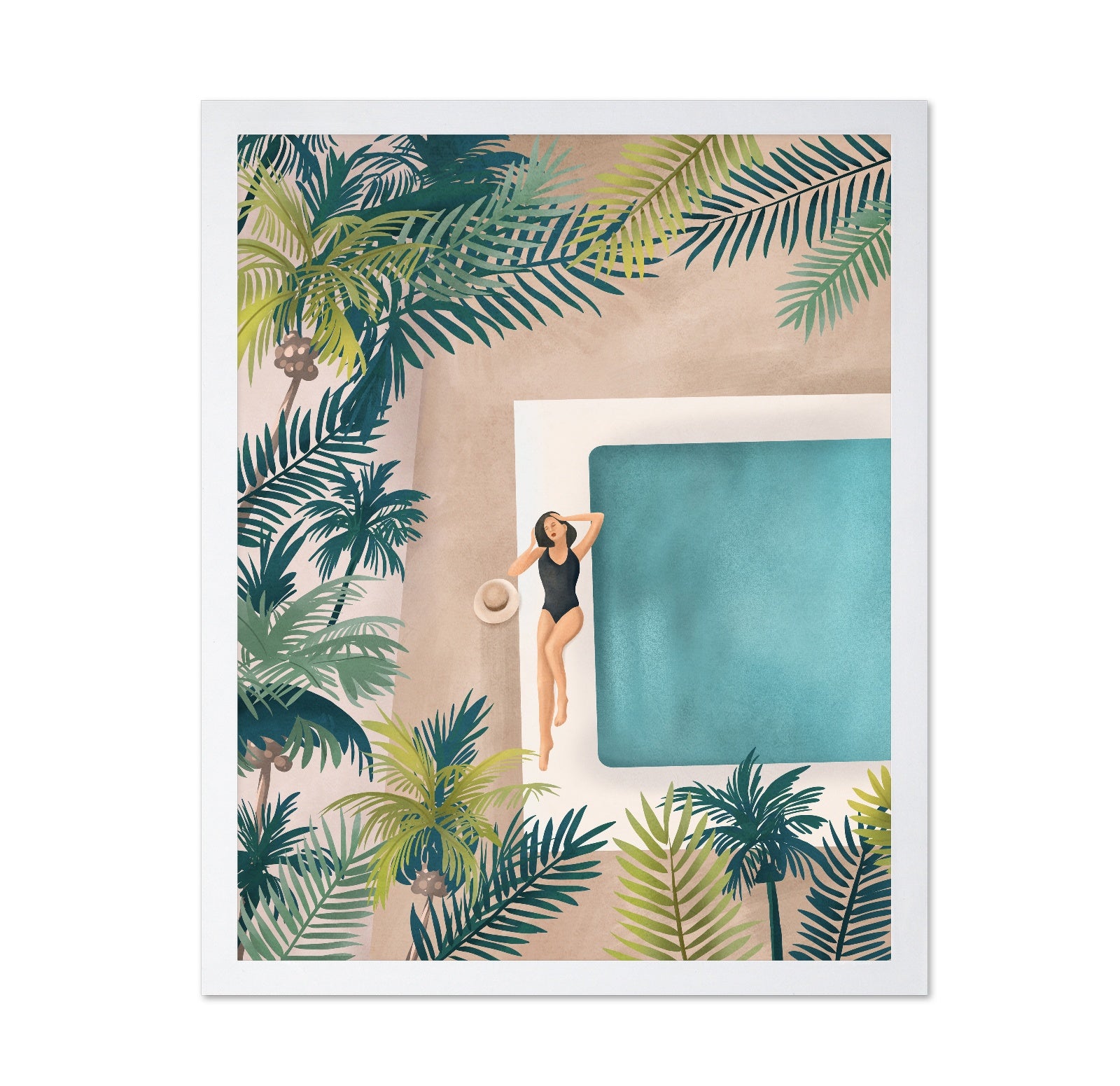 Poolside Palm Escape