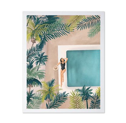 Poolside Palm Escape
