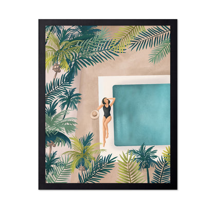 Poolside Palm Escape
