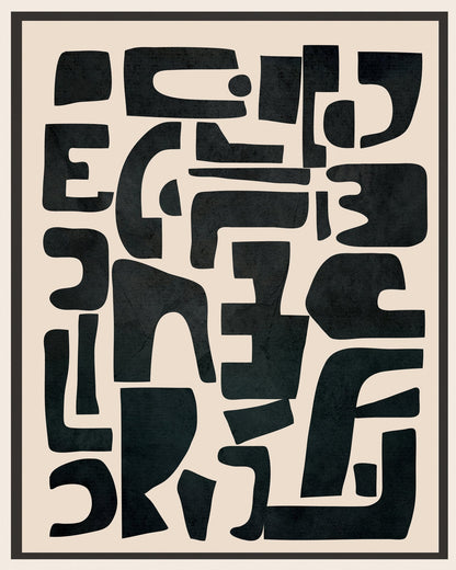 Bold Black Abstract