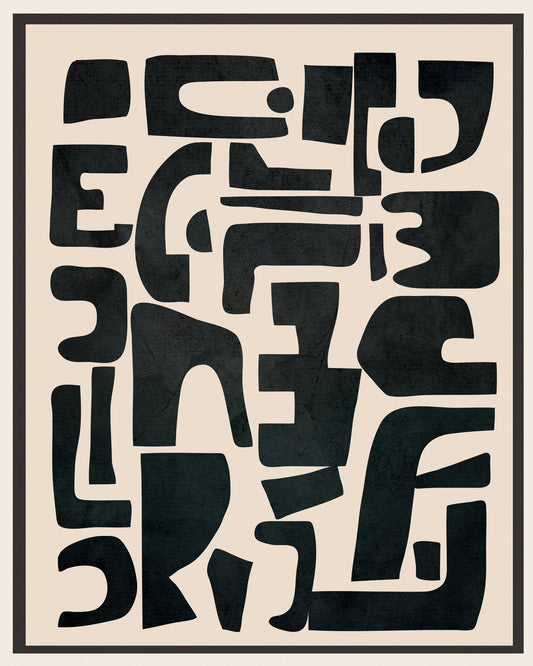 Bold Black Abstract