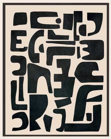Bold Black Abstract
