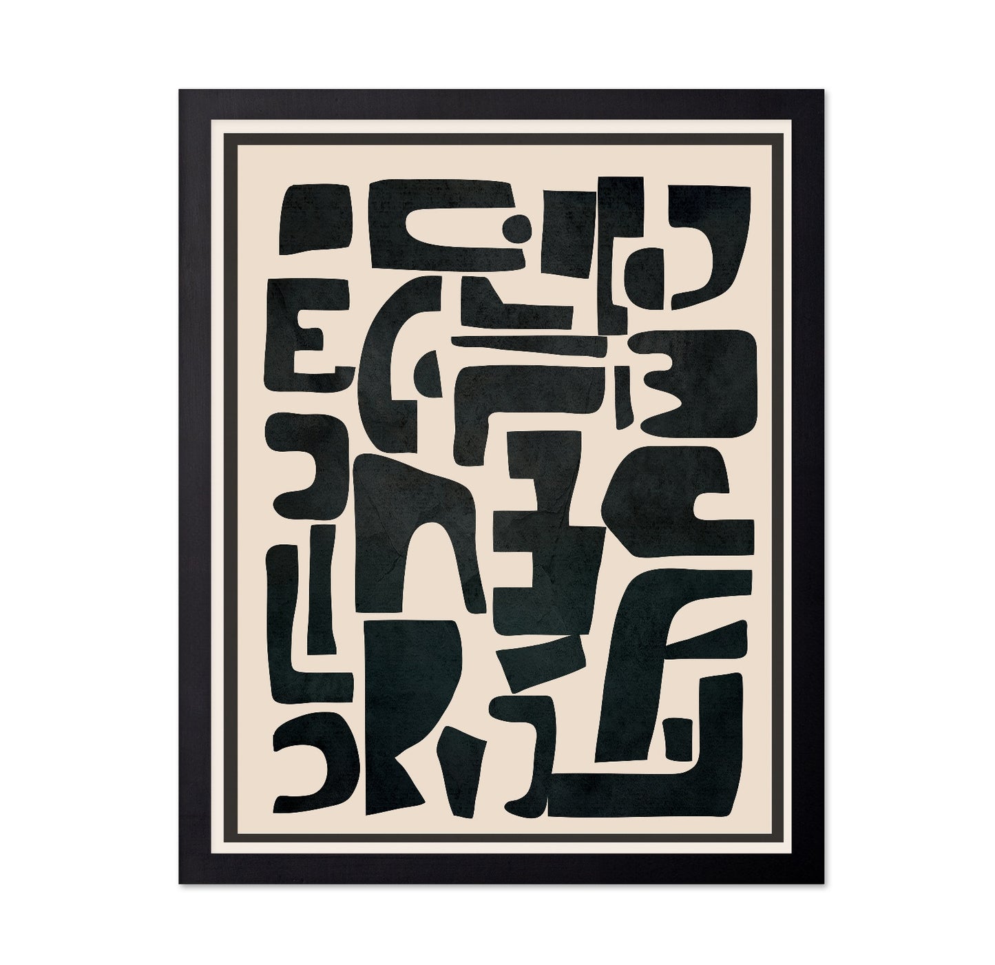 Bold Black Abstract